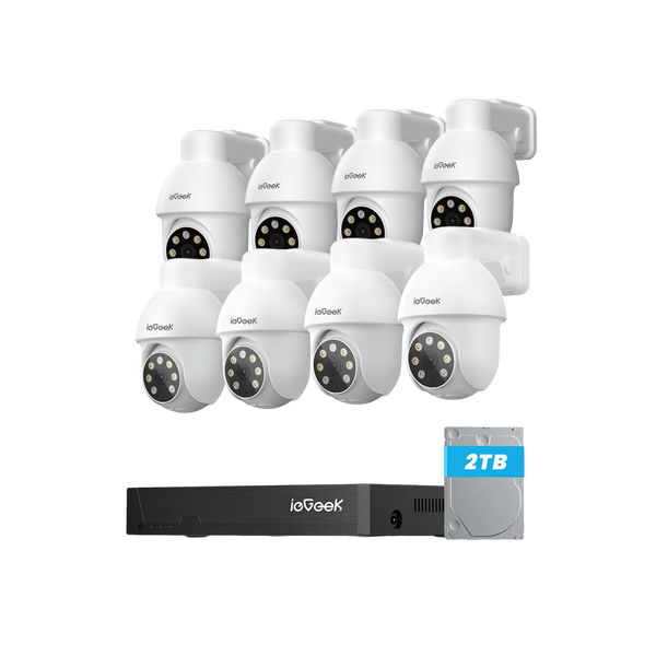ieGeek Sistema de seguridad PoE IE82