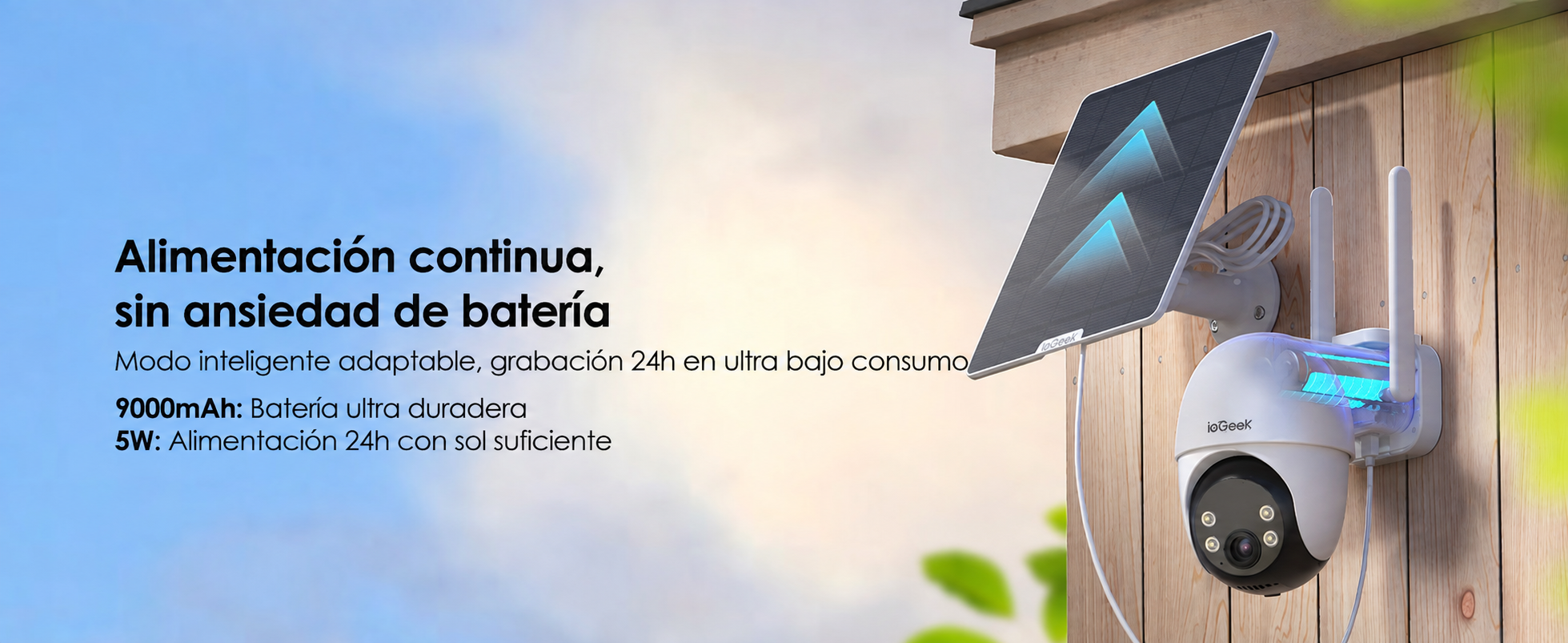 Energía solar continua