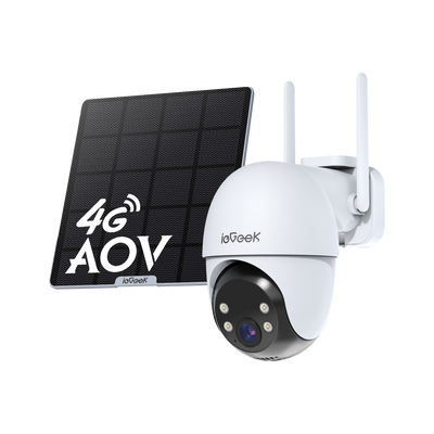 ieGeek Cámara de seguridad 4G 24/7 AOV ZY-G4