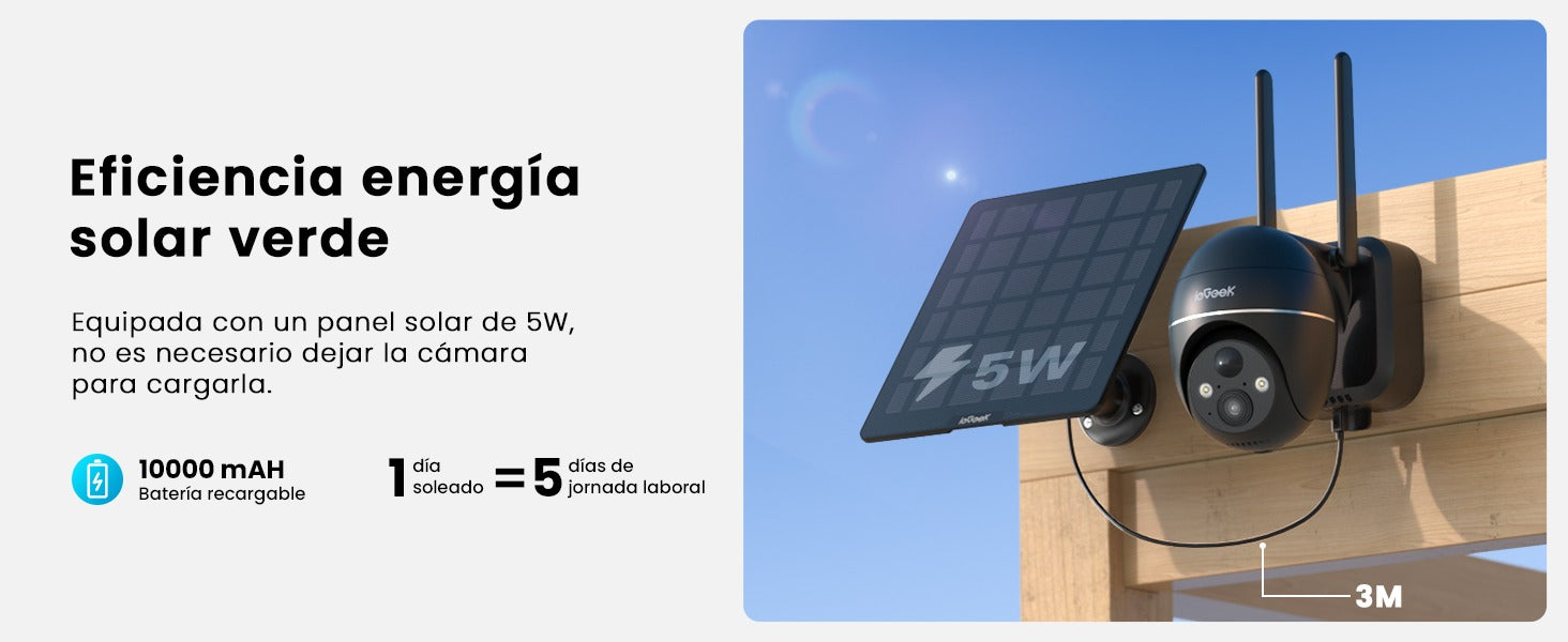 Carga con energía solar
