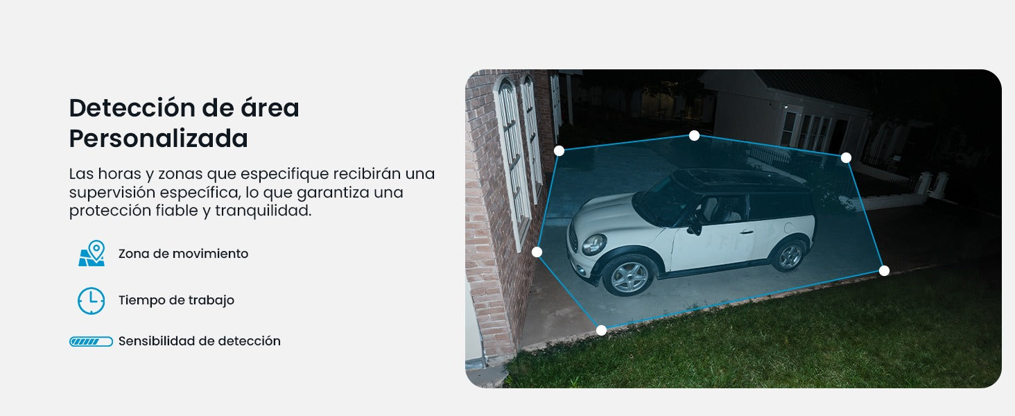 Detección por áreas personalizadas