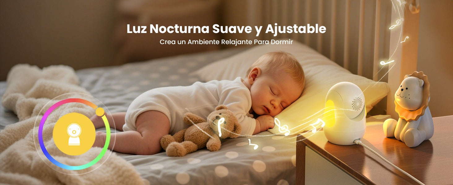 Luz nocturna RGB relajante